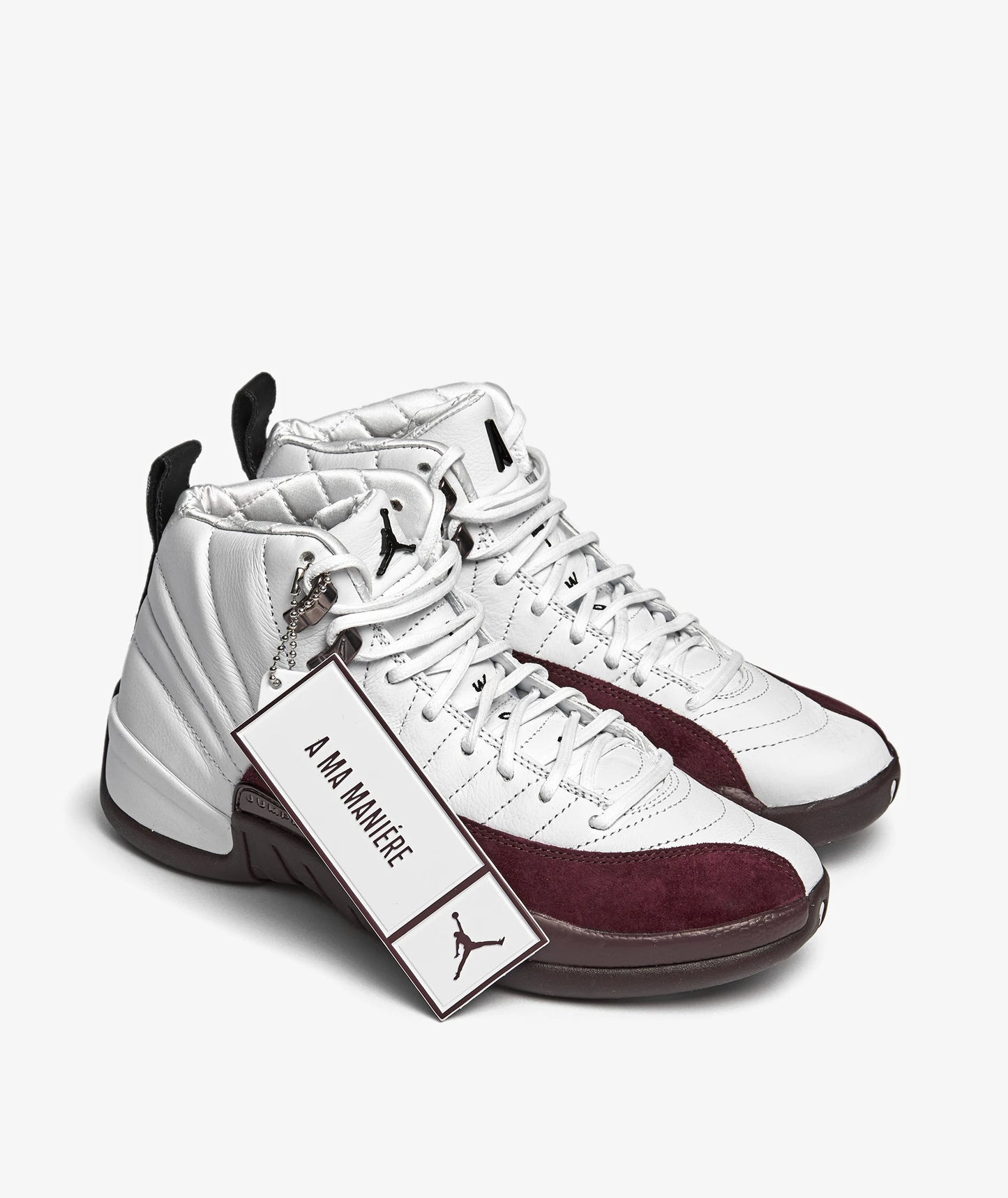 (Kopia) Air Jordan 12 Retro SP x A Ma Maniére “White/Black-Burgundy Crush”