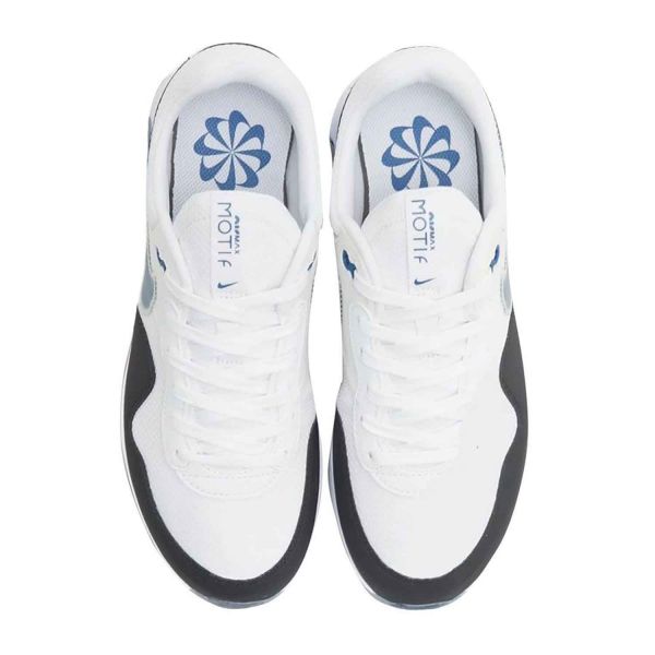 Nike Air Max Motif GS "White/Black/Marina Blue"