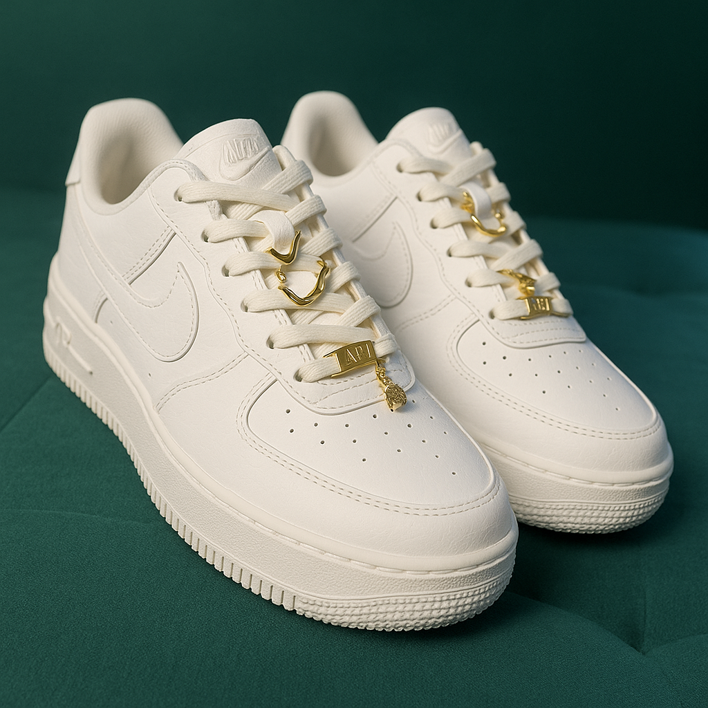 Nike Air Force 1 ’07 LX White/White/Gold