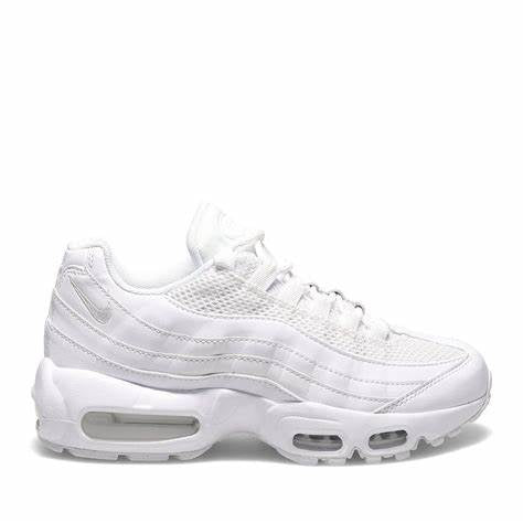 Nike W Air Max 95 – White / Metallic Silver